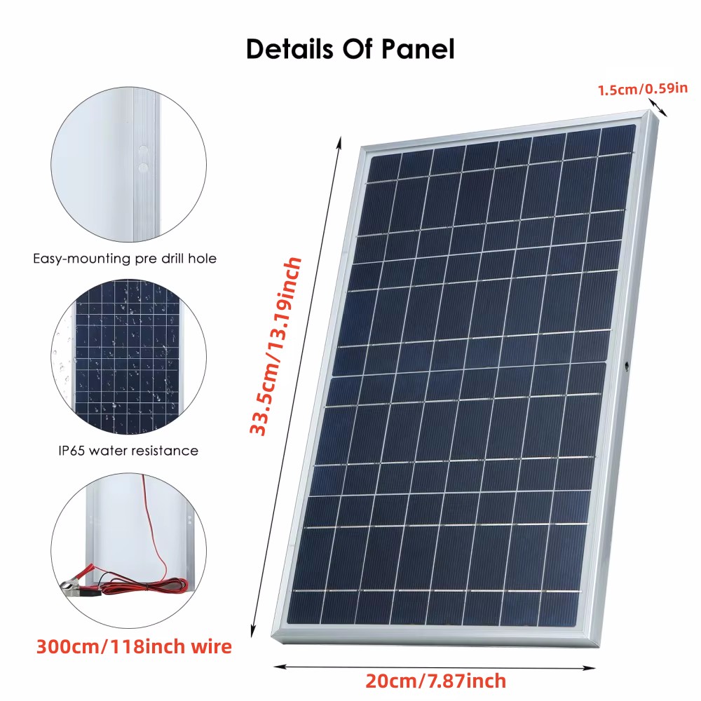 35W zonnepaneelkit Complete 12 - Outdoor Power Distribution Panel recensie en prijs