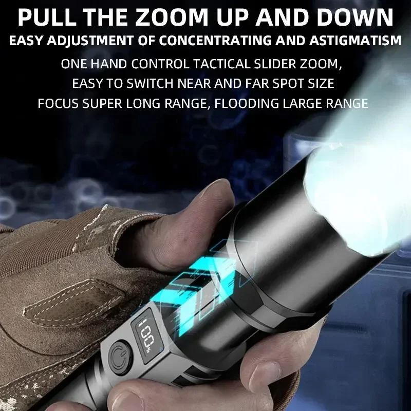 High Power XHP100 Led-zaklamp  - Outdoor Power Usb recensie en prijs