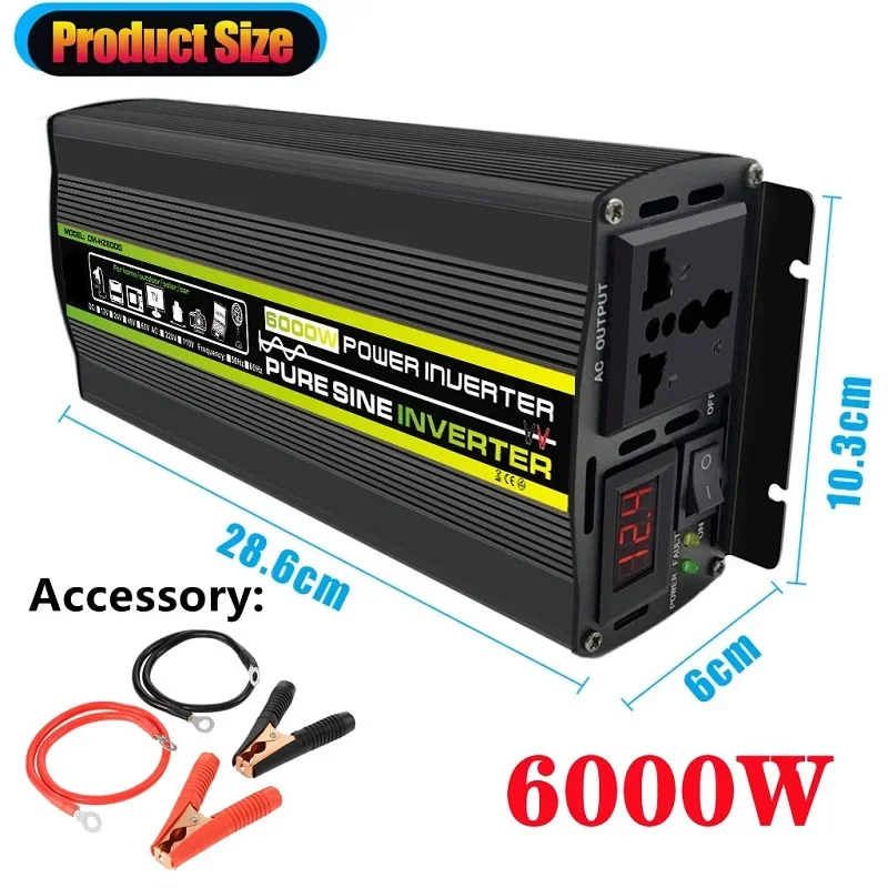 6000W DC12/24V naar AC 220V Zu - Outdoor Power Transformer recensie en prijs