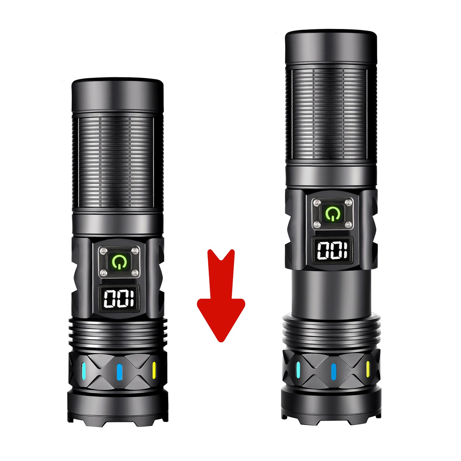 Krachtige LED-zaklamp Telescop - Outdoor Power For Camping recensie en prijs