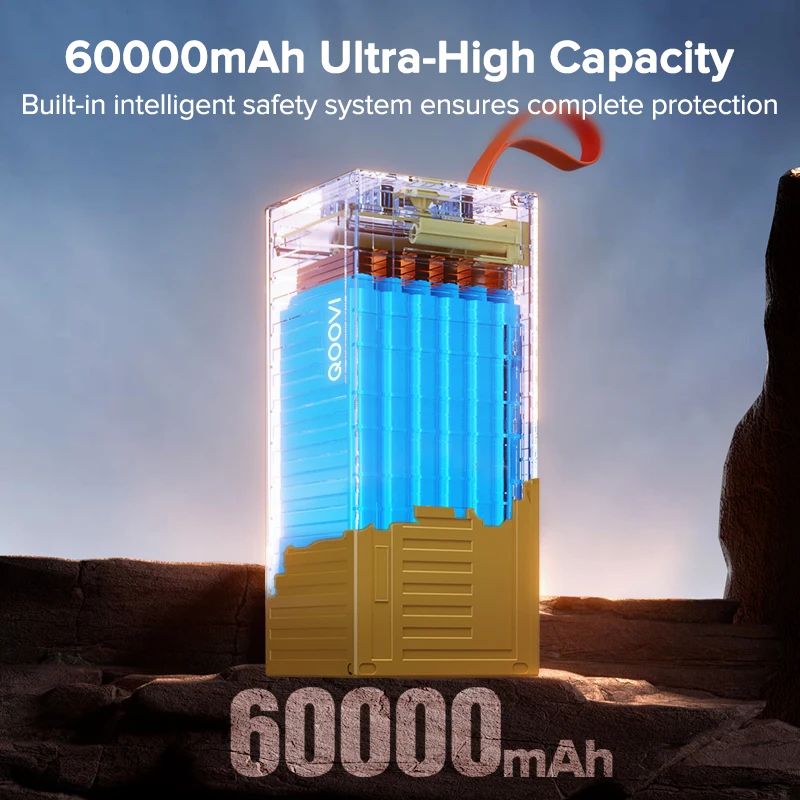 QOOVI 60000mAh Power Bank 22.5 - Outdoor Power Adapter Usb C recensie en prijs