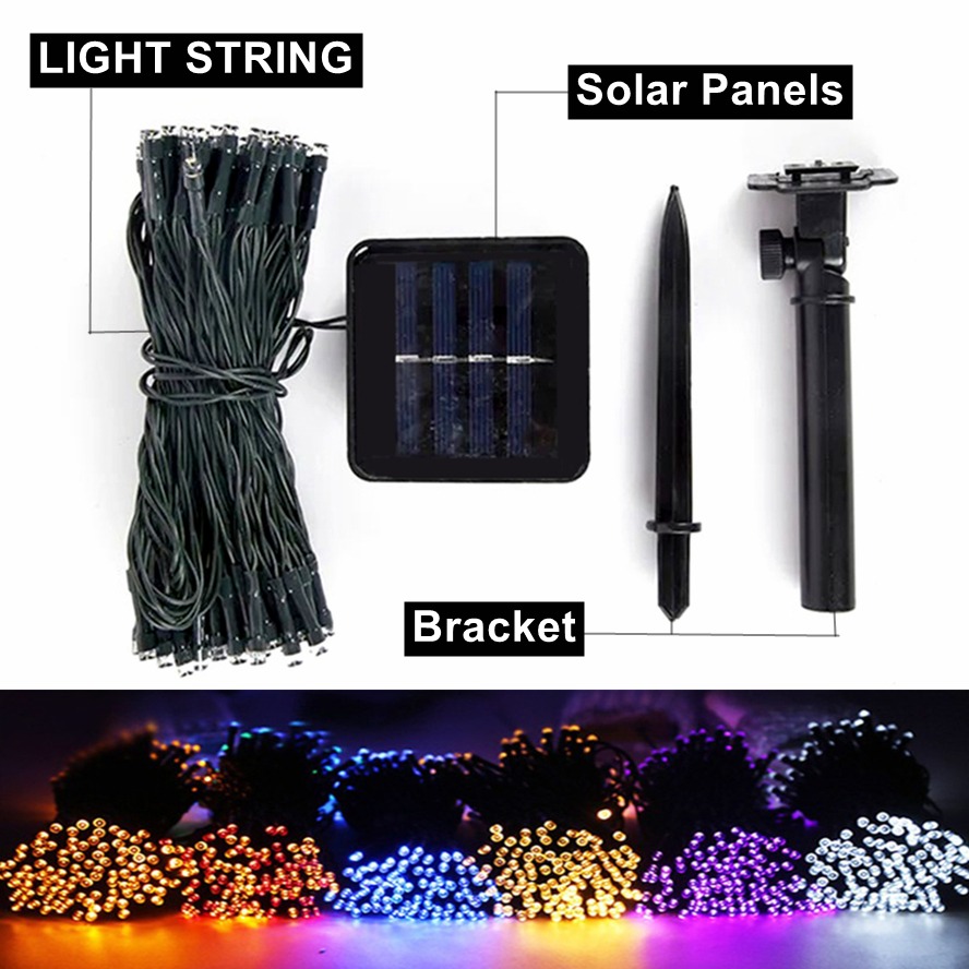 32 m 22 m 8 Modi LED Solar Lic - Outdoor Power For Christmas Lights recensie en prijs