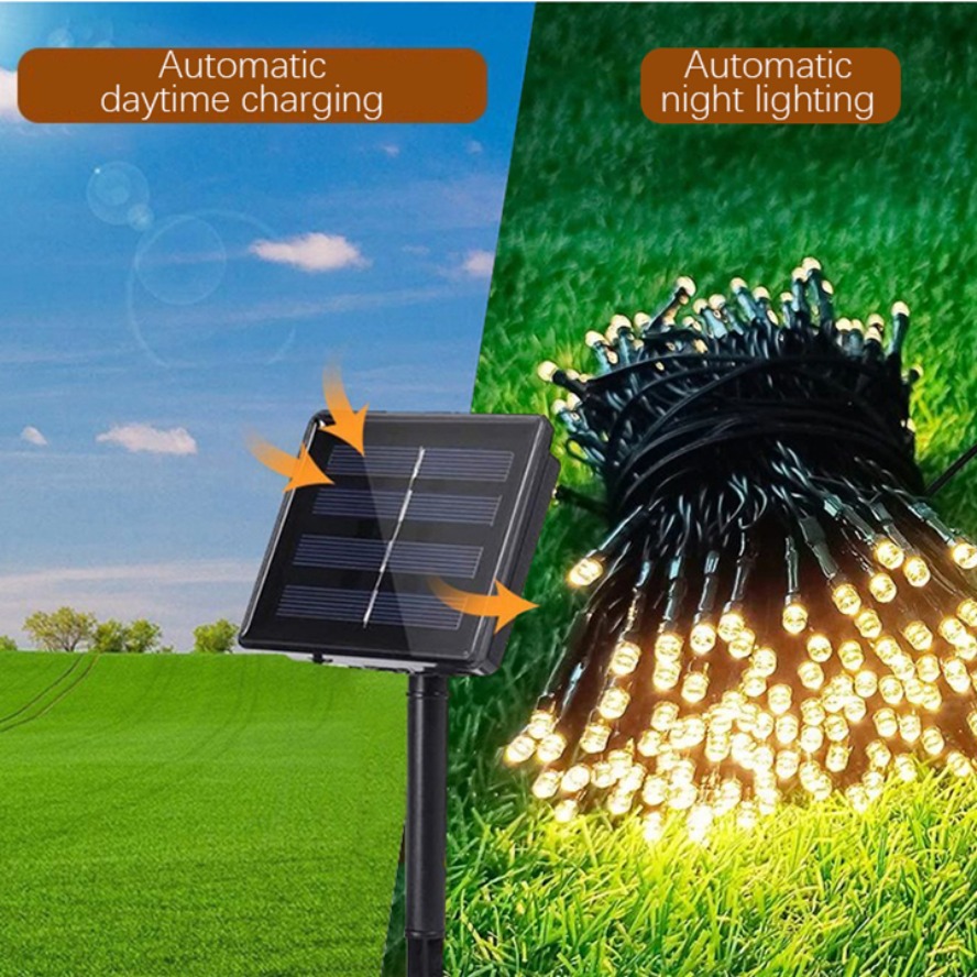 32 m 22 m 8 Modi LED Solar Lic - Outdoor Power For Christmas Lights recensie en prijs